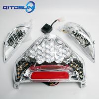 Aksesori ซีเพดามอเตอร์อัลลามัท V125g/V125 Lampu Belakang Rakang Lampu Belakang LED Skuter Motor Modifikasi Lampu Belakang Rem Belakang