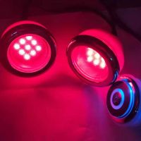 2pcs waterproof RGB LED SPA light LED underwater chromotherapy baths Hot tub light with 1pc led light controller 1pc adapter