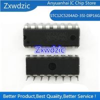 10pcs   STC12C5204AD-35I-DIP16   STC12C5204AD  STC12C5204AD-35I-DIP16G  DIP-16  Singlechip WATTY Electronics