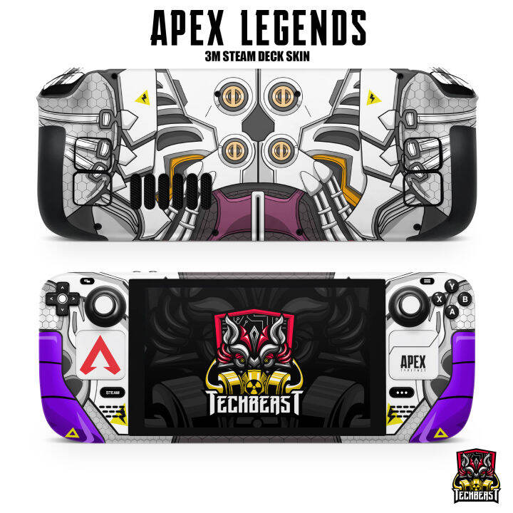 3M Steam Deck Apex Legends Skin Custom Mecha Wrap Vinyl SD Techbeast