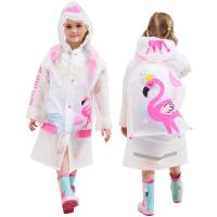 Cartoon Animals Flamingo Unicorn Raincoat for Kids Waterproof Lovely Rain Coat for Kids Rainwear Outdoor Rain Tools YY052