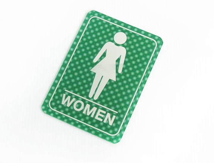 s702-pg-ป้ายห้องน้ำหญิง-women-สีเขียว