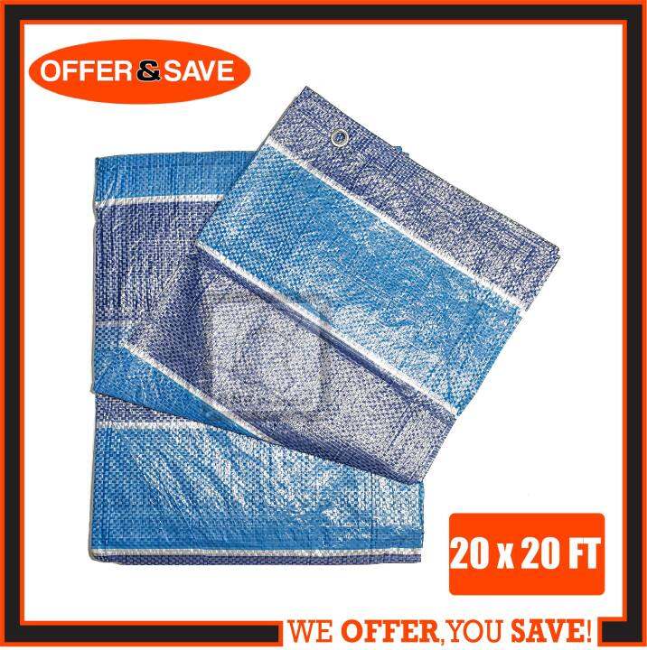 ONS 20ft x 20ft Premium Waterproof Canvas Sheet KOREA Lazada Singapore