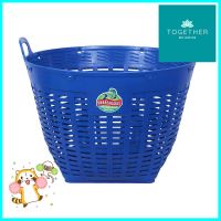 เข่งพลาสติก BIG ONE COPO 702 เบอร์ 2 58X58X45 ซม. สีน้ำเงินROUND PLASTIC BASKET BIG ONE COPO 702 NO.2 58X58X45CM BLUE **ด่วน สินค้าเหลือไม่เยอะ**