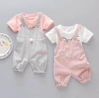 1 set girls Summer outfits 6m 12m 2T 3T Toddler kids baby girls outfits cotton Tee Shorts Pants rompers clothes cute