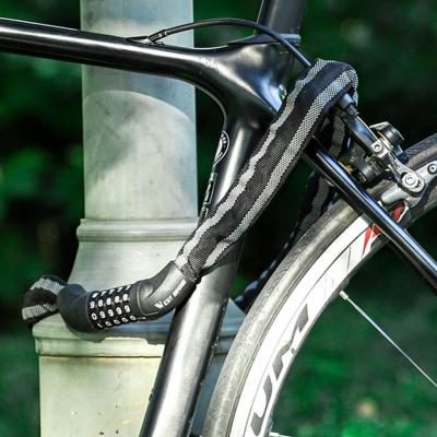Bike Lock Password Anti-Theft Long Chain Cycling Bicycle Password Bike Key Chain Lock MTB Road Bike Safety Anti-Theft Lock Locks