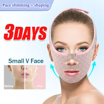 Face V Shaper Facial Slimming Bandage Relaxation Lift Up Belt Shape XL SIZE  Lift Reduce Double Chin Face Thining Band Massage