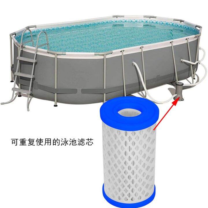 [COD] inflatable swimming pool filter element can be universal bestway INTEX recycling Lazada PH