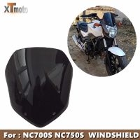 กระจกบังลมหน้ากระจกแบบฟองคู่สำหรับ2012 2013 2014 2015 2016 2017 Honda NC700S NC750S NC 700 750 S