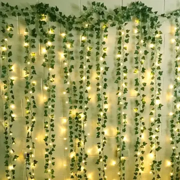 230cm Green Plant Decor Green Silk Artificial Hanging Ivy Leaf