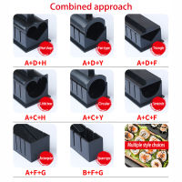 73ชิ้นเซ็ตซูชิชงอุปกรณ์ชุด,ญี่ปุ่นข้าวบอลเค้กม้วนแม่พิมพ์ซูชิมัลติฟังก์ชั่แม่พิมพ์ทำซูชิเครื่องมือ O Nigiri