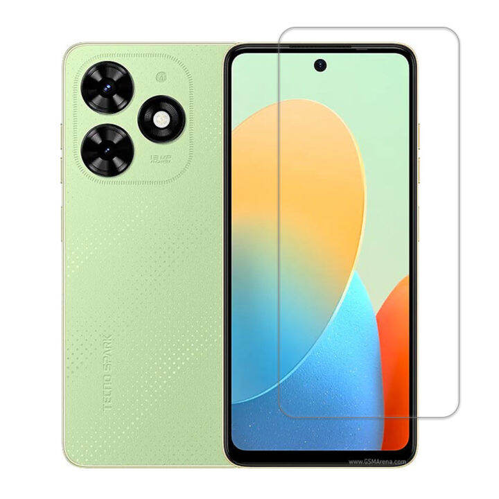 KingCrown Tecno Spark Go 2024 Tempered Glass Screen Protector (No Punch