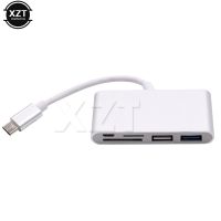 5 IN 1 Multifunction HUB Aluminum Alloy Card Reader OTG Adapter USB 3.1 Type-C to U Disk SD TF Card