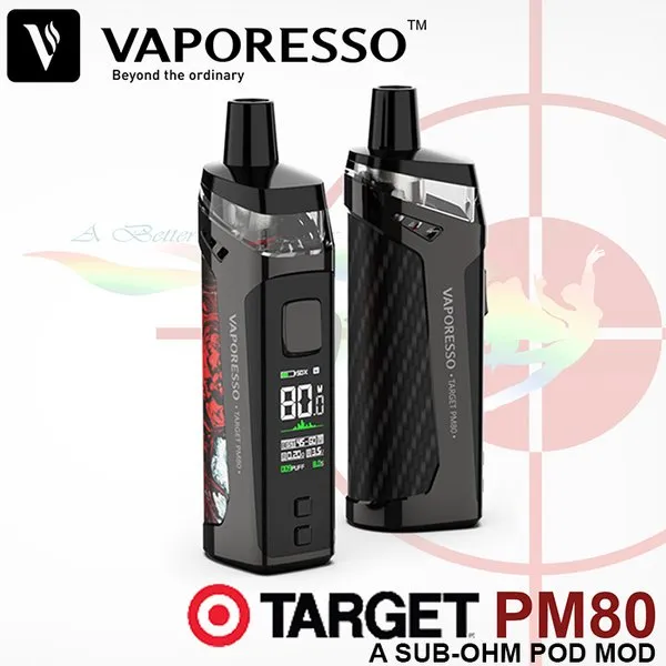 Authentic Vaporesso TARGET PM80 Subohm Pod Mod Kit 2000mAh Lazada