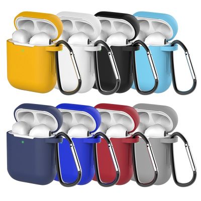 Silicone Cases For Airpods 1 2 Universal Protective Sleeve Replaceable Wireless Earphone Protective Shell For Apple AirPods 1 2 Headphones Accessories