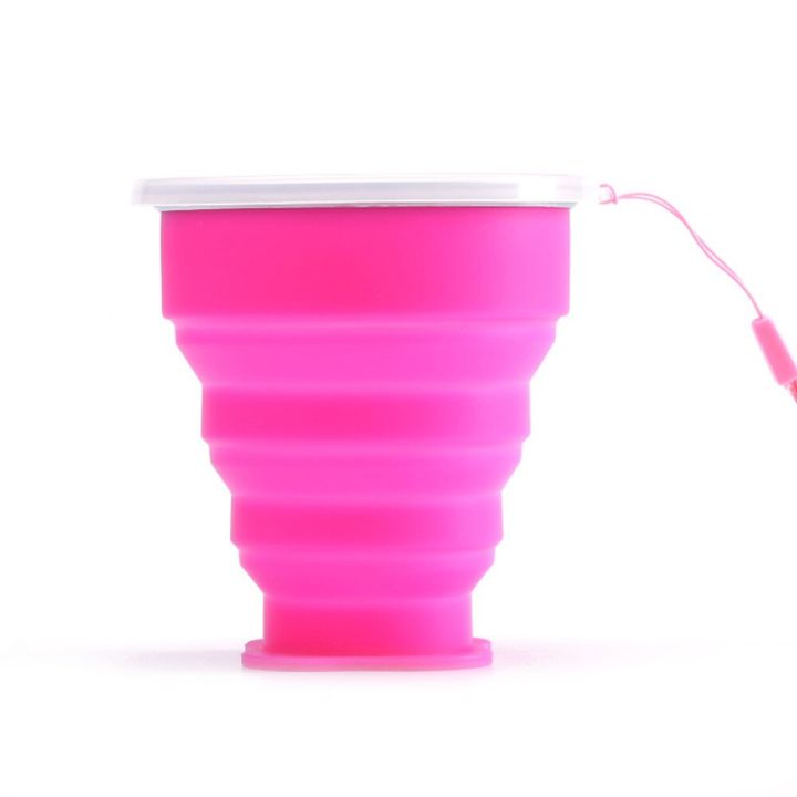 silicone-folding-cup-outdoor-coffee-cups-telescopic-portable-with-dustproof-cover-children-travel-drink-water-kitchen-tools