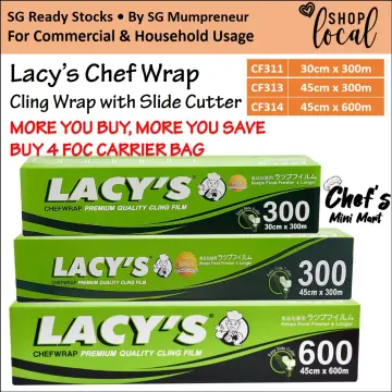 Lacy Cling Film 314 with Slide Cutter