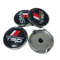 Style car 4Pcs 60 mm Alloy Wheel Center Hub Caps TRD in grey cover fot for Toyota