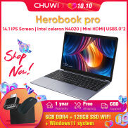 2022 CHUWI Herobook Pro mới 14 inch 6GBRAM 128GB SSD Máy tính xách tay