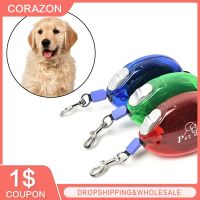 2.5M Durable Dog Leash Automatic Retractable Nylon Cat Lead Extending Puppy Walking Running Lead Roulette For Dogs Leashes