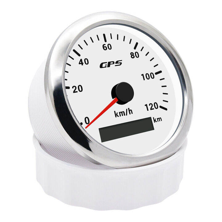 85มม-7สี-backlight-digital-lcd-speed-gauge-meter-120-km-h-กันน้ำ-g-p-s-speedometer-gauge-g-p-s-เสาอากาศสำหรับรถจักรยานยนต์-marine-เรือ-auto-รถรถบรรทุก