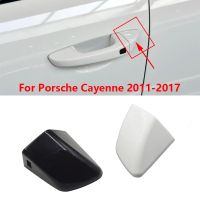 ที่หุ้มถังมือจับประตูด้านนอกรถสีดำ/ขาว95853187900G2X สำหรับ Porsche Cayenne 11-2017ที่จับประตูด้านหน้าของโตโยต้าฝาครอบที่จับ