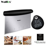 WALFOS เครื่องขูดแป้งสแตนเลส - เครื่องบดสับอเนกประสงค์พร้อมการวัดสำหรับขนมอบขนมปัง