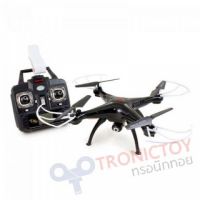 โดรน 4 ใบพัด พร้อมกล้องถ่ายทอดสดมายังสมาร์ทโฟน สีดำ Syma X5SW Series FPV Real Time Quadcopter with Camera Wifi (Black)