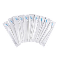 10Pcs Dental Clinic Surgical Suction Tips Suction Tube Long Slim Type