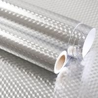 40x100/200cmThick Waterproof  Kitchen Aluminum Foil Self-adhesive Large Drawer Pad Oil-proof Paste Oil Stickers Kitchen Tools Other Specialty Kitchen