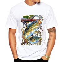 Funny Birthday Gifts Present Dad Him Father Fishinger Tshirt Sea Tuna Fish Printed T Shirt Men Fisherman Tshirt