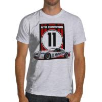 1985 Mustang GTO champions Racing Fan เสื้อยืด IMSA GT Trans AM scca Ford Grey