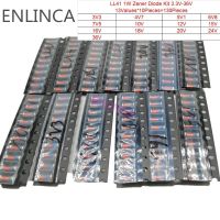 130pcs LL41 SMD Zener diode KIT 1W 3V3-36V 13 ค่า * 10 ชิ้น = 130 ชิ้น ZM4728A ZM4732A ZM4733A ZM4737A ZM4740A ZM4742A