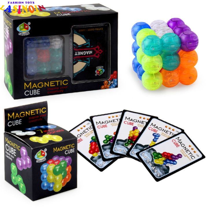 ts-ready-stock-magnetic-magic-cube-blocks-เด็กการศึกษาประกอบของเล่น6x6x6cm-diy-ของเล่นตลกสำหรับเด็กความอดทนและความเข้มข้น-cod