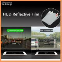 GEORG GPS โทรศัพท์ โปร่งใส อุปกรณ์ตกแต่งรถยนต์ ฟิล์มสะท้อนแสง Head Up Display สติ๊กเกอร์ติดกระจกหน้ารถ HUD Projector