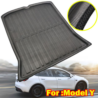 2021Tailored For Tesla Model Y 2020 2021 Rear Boot Cargo Liner Trunk Floor Mat Tray Luggage Cover Protector Tray