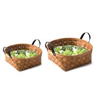 Woven Cat Litter Breathable Scratch-resistantWear-resistant Comfortable Luxury Wooden Woven Straw Luxury Basket