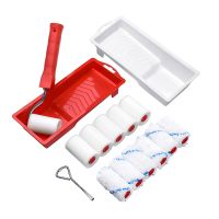 16Pcs 2 Inch Small Paint Roller with 2 Paint Trays, House Painting Roller Brush for Walls, Cabinets, Crafts, Touch Ups