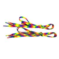 Rainbow Shoelaces Shoelace Shoes Gradient Laces Fashionable Shoe Tie Accessory Pattern Ramp Sneaker Colorful