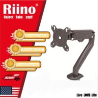 RIIno ขาตั้งจอคอมพิวเตอร์ 14-27นิ้ว รับน้ำหนัก2-9kg ขายึดจอคอมพิวเตอร์ 360° ปรับได้หลายทิศทาง ถาดเสริมวางโน้ตบุ๊ค