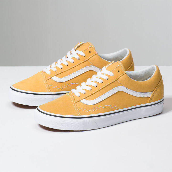 Sale] Giày Vans Old Skool Màu Vàng Trắng | Lazada.Vn