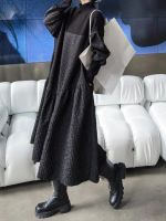 Dresses for Women 2023 New Autumn Long Sleeved Solid Long Dress Korean Elegant Party Dresses Streetwear Womens Clothing Robe