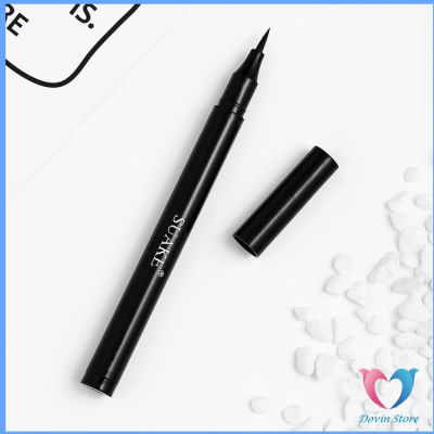 สีดำ ติดทนนานสุด ๆ  แห้งเร็ว อายไลเนอร์ชนิดน้ำ Liquid eyeliner