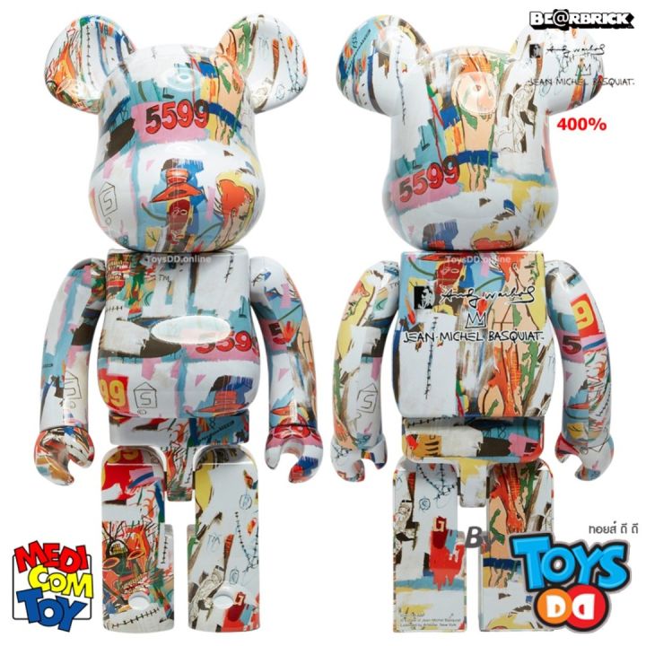 BEARBRICK Andy Warhol × JEAN-MICHEL BASQUIAT #4 400％ | Lazada.co.th