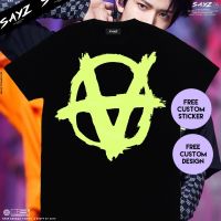 TEE♙☊ﺴ  (Read Desc) เสื้อยืดลําลอง แขนสั้น พิมพ์ลาย Heeseung Enhypen fever ver live สําหรับผู้ชาย