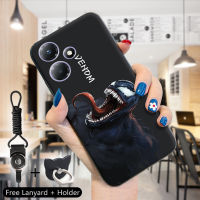 เคส PMP สำหรับ Infinix 30 30i 30 Play (แหวนใส่นิ้ว + เชือกเส้นเล็ก) Avenger ซูเปอร์ฮีโร่หนอนแมงมุม Spider Man เคสยางซิลิโคนนิ่มเคสครอบโทรศัพท์ TPU