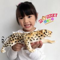 Monkey Toys - โมเดลสัตว์ Cheetah - Leopard เสือดาว ขนาด 31.00 CM (จากหาดใหญ่)