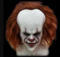 ใหม่หน้ากากสตีเฟนคิง LED ของ Pennywise สยองขวัญตัวตลกหน้ากากแฟนซีดวงตาส่องแสงตัวตลกหน้ากากยางฮาโลวีนพร็อพคอสตูมคอสเพลย์