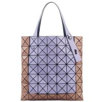 Issey Miyake Kangaroo Bag New Womens Bag Contrast Color Geometric Diamond Shoulder Crossbody Color Block Tote Bag