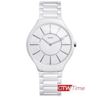 Rado Ceramic Quartz นาฬิกาข้อมือผู้ชาย สีขาว สายเซรามิก รุ่น R27957112